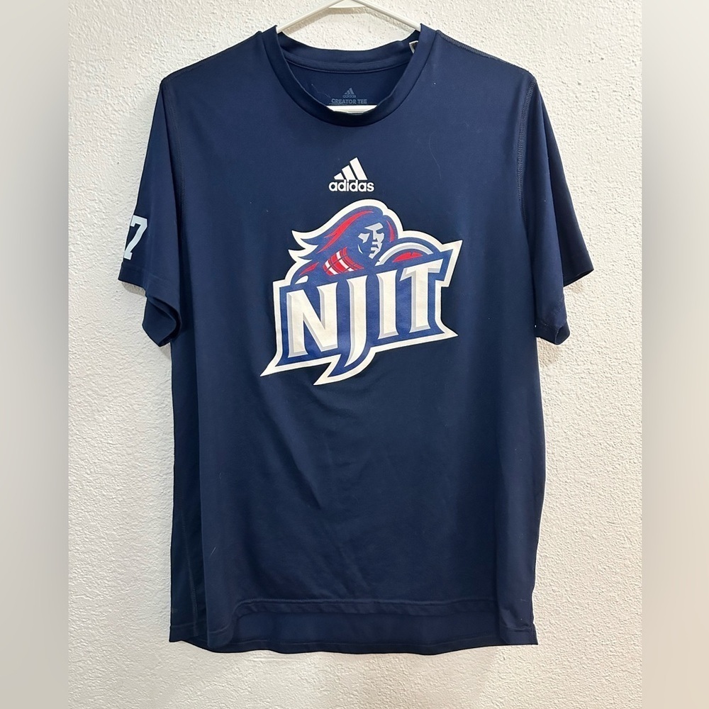 NJIT highlander Adidas Creator  T Shirt Size Large